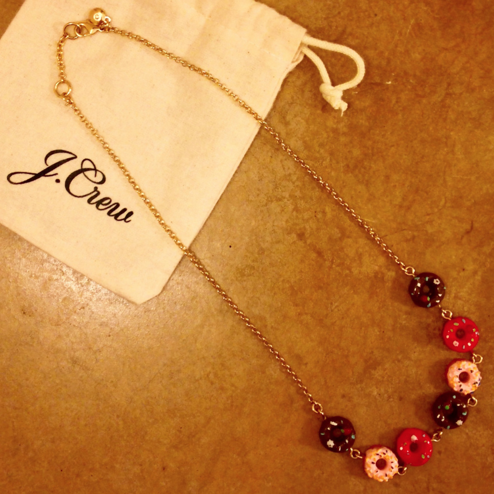 J.CREW Donuts Necklace